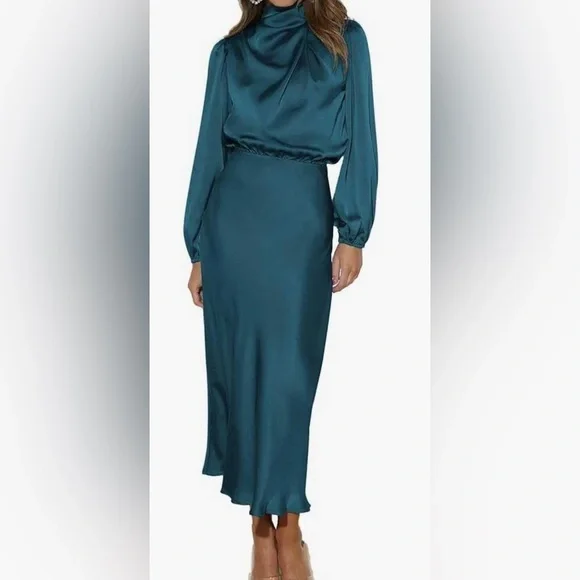 Satin Dress - Picture 1 of 2